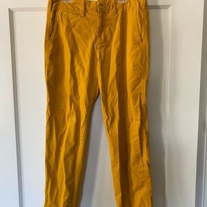 Gap straight khaki high rise pants